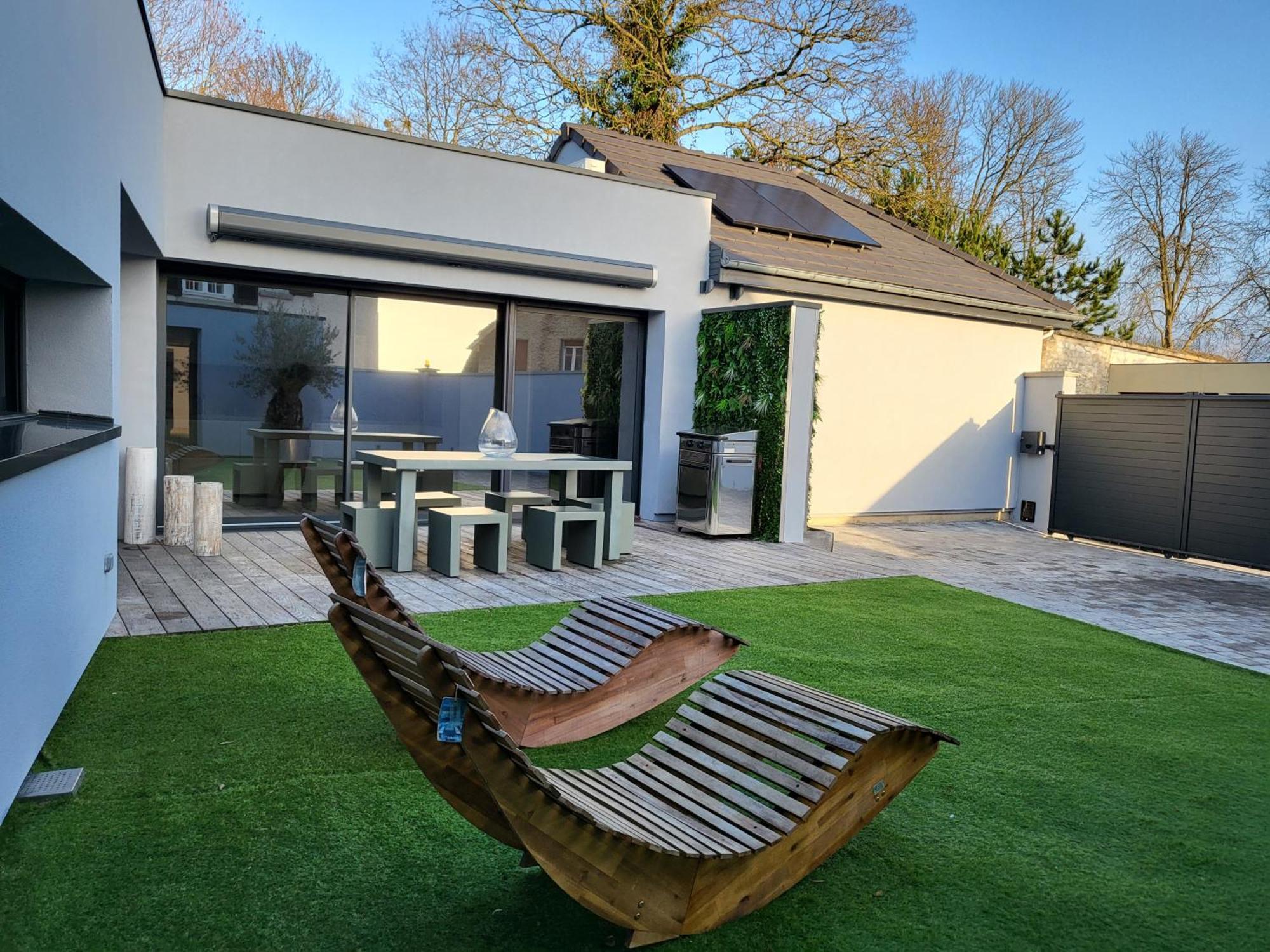 Villa Champagne Pour 6! Reims Luaran gambar